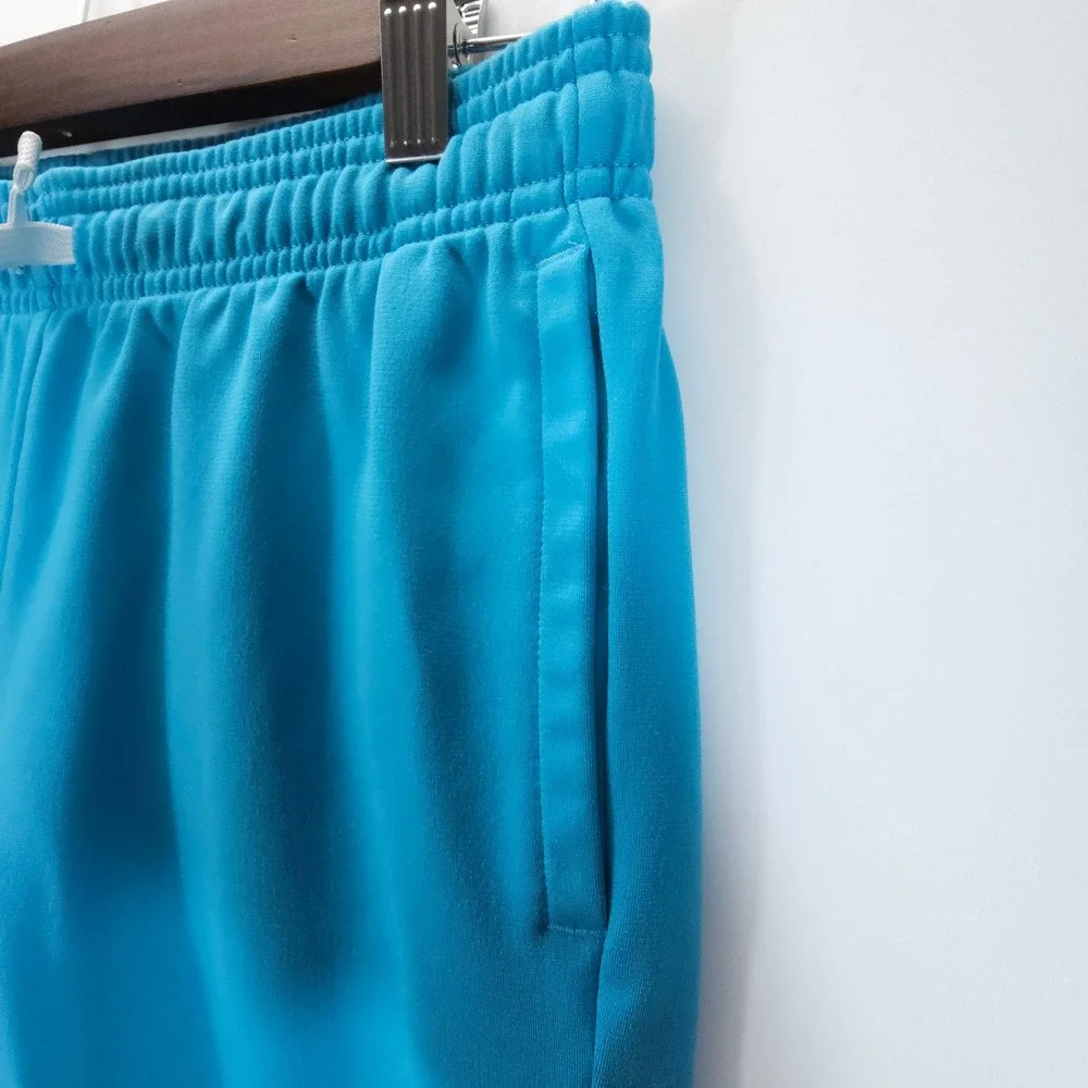 Under Armour Joggers Kids L Blue Y2K Streetwear Tapered Athletic Sweatpants - Picture 5 of 12